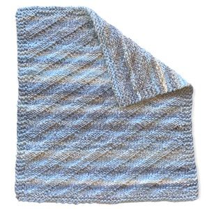 New Handmade Knit Baby Blanket